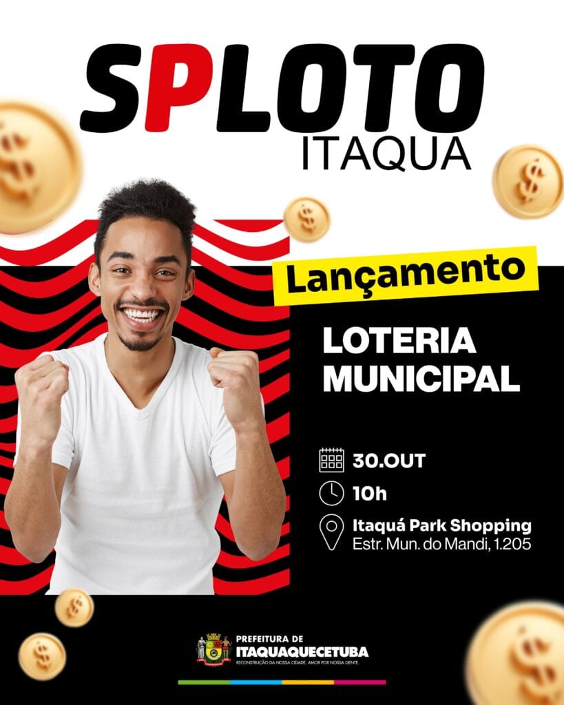Itaquá lança Loteria Municipal para ampliar receita e financiar políticas públicas
