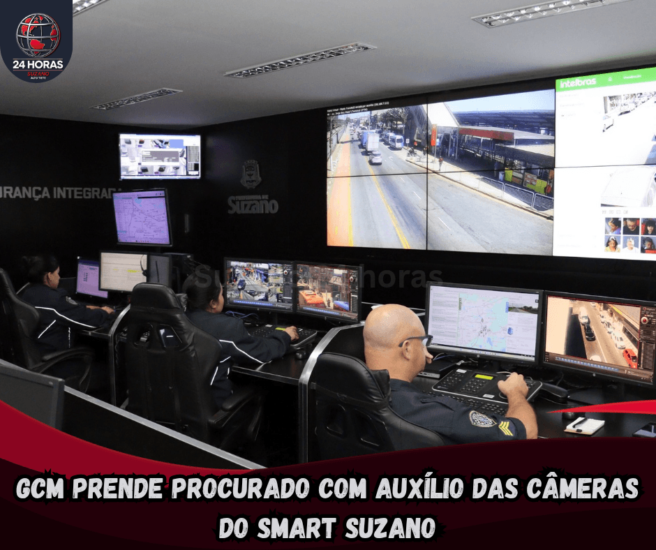 GCM prende procurado com auxílio das câmeras do Smart Suzano