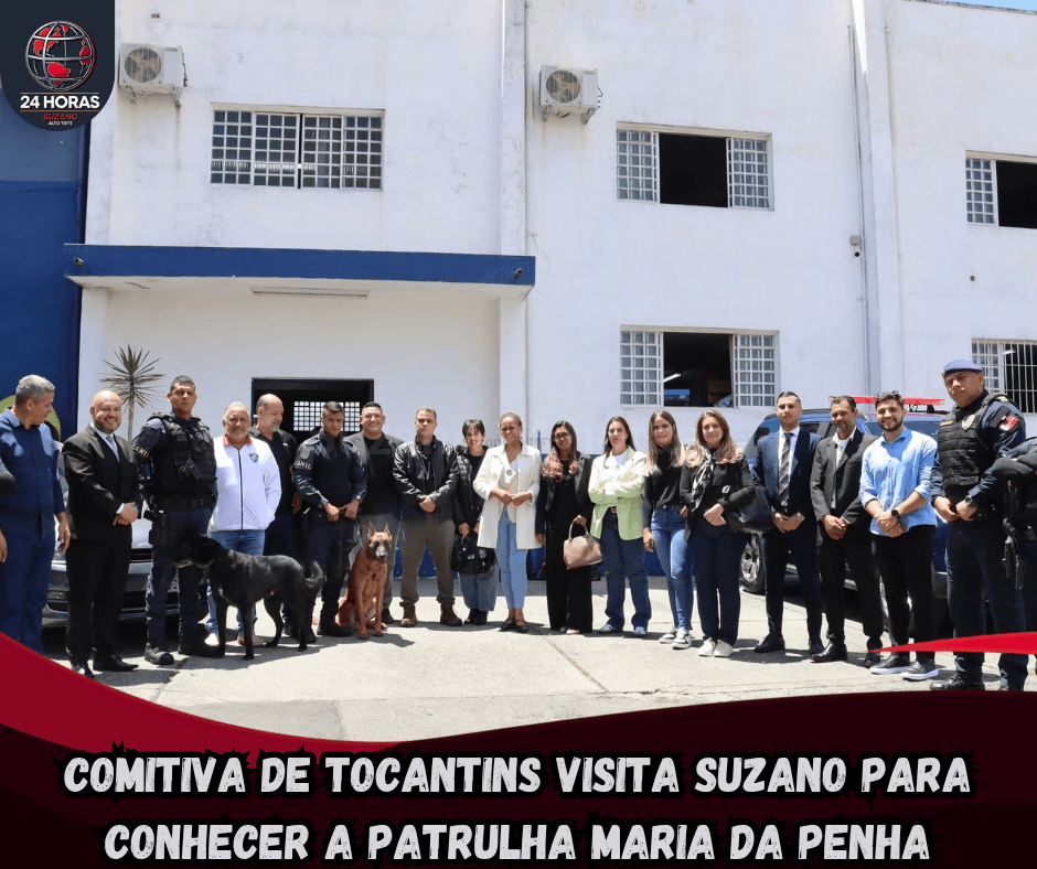 Comitiva de Tocantins visita Suzano para conhecer a Patrulha Maria da Penha