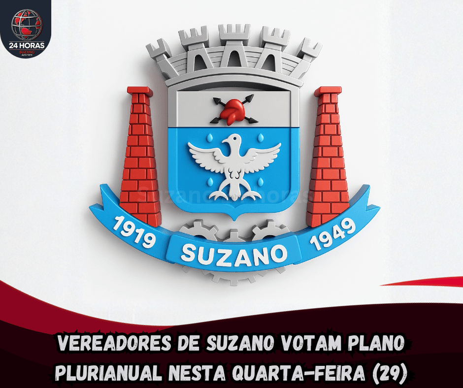Vereadores de Suzano votam Plano Plurianual nesta quarta-feira (29)