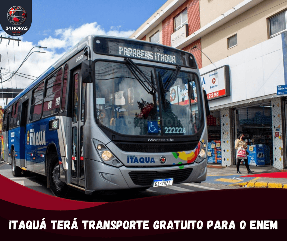 Itaquá terá transporte gratuito para o Enem