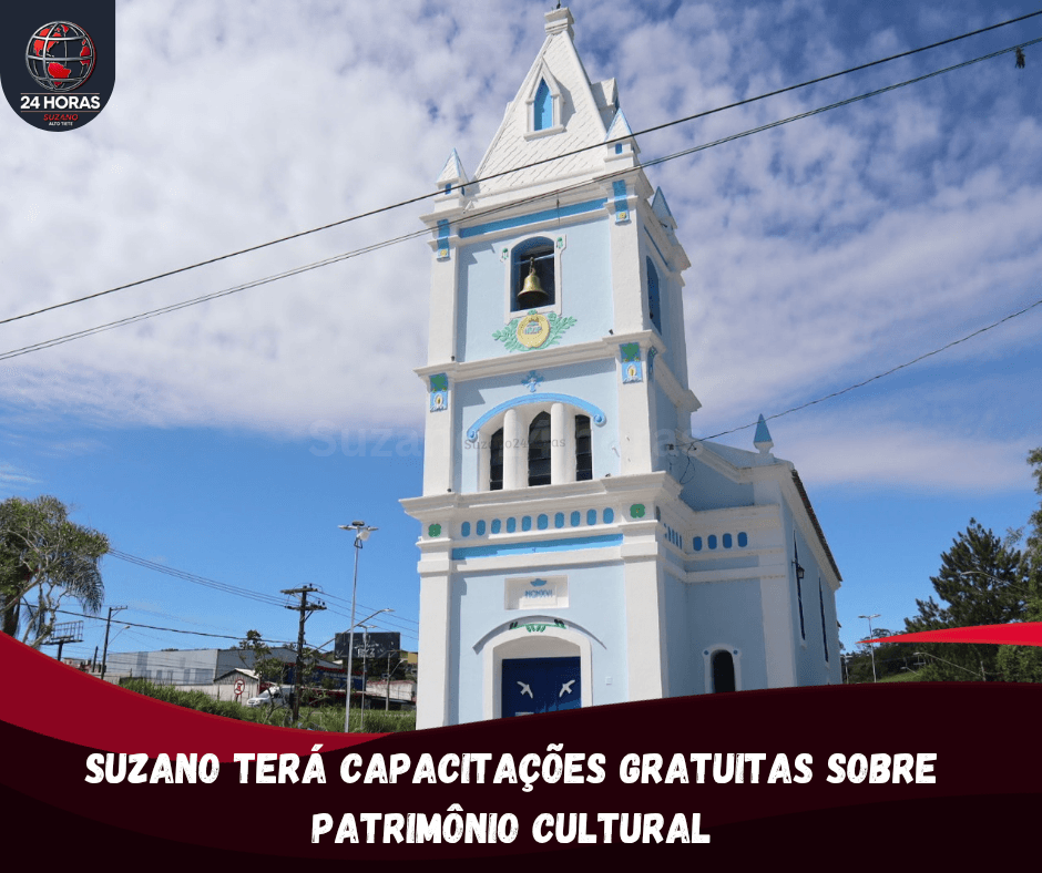 Suzano terá capacitações gratuitas sobre patrimônio cultural