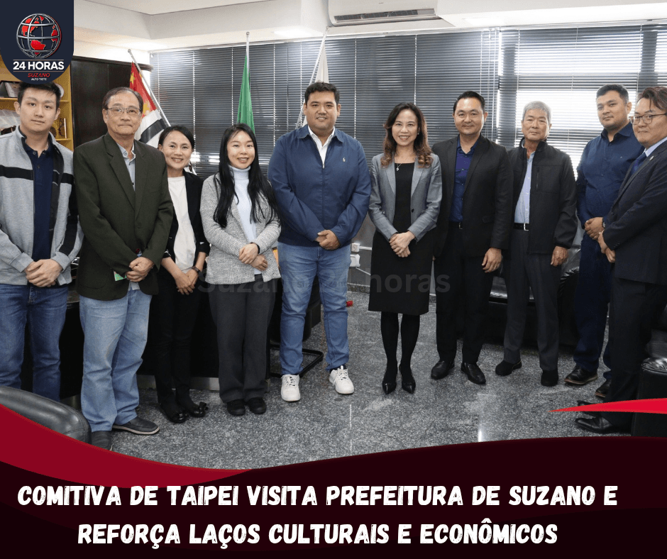 Comitiva de Taipei visita Prefeitura de Suzano e reforça laços culturais e econômicos