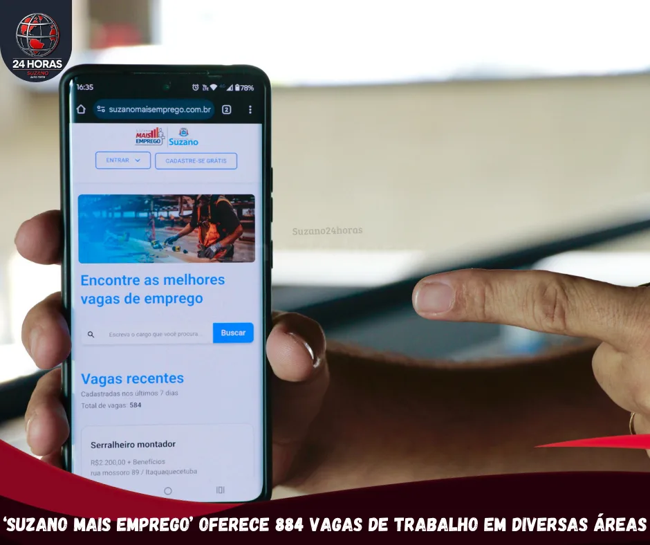Suzano Mais Emprego’ oferece 884 vagas de trabalho em diversas áreas