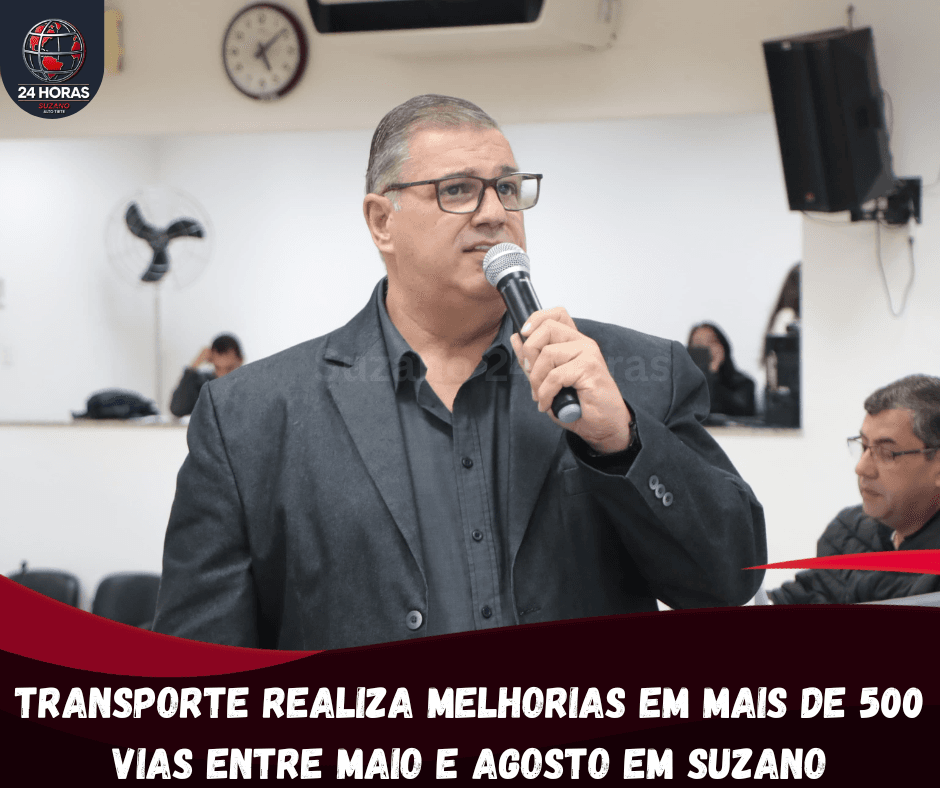 Transporte realiza melhorias em mais de 500 vias entre maio e agosto em Suzano