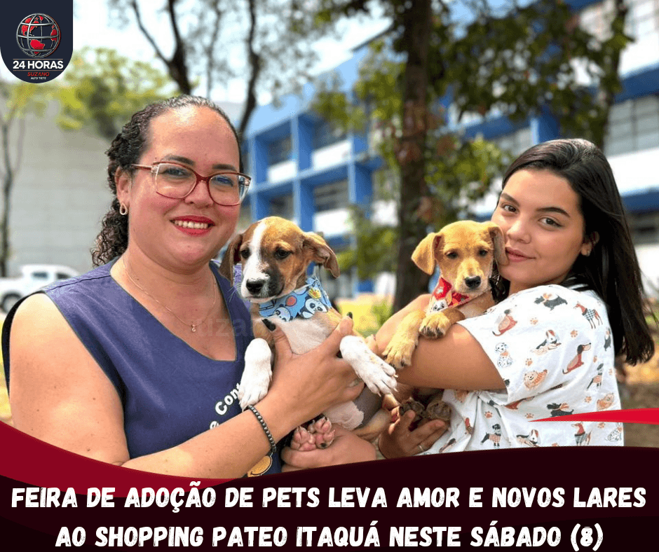 Feira de Adoção de Pets leva amor e novos lares ao Shopping Pateo Itaquá neste sábado (8)
