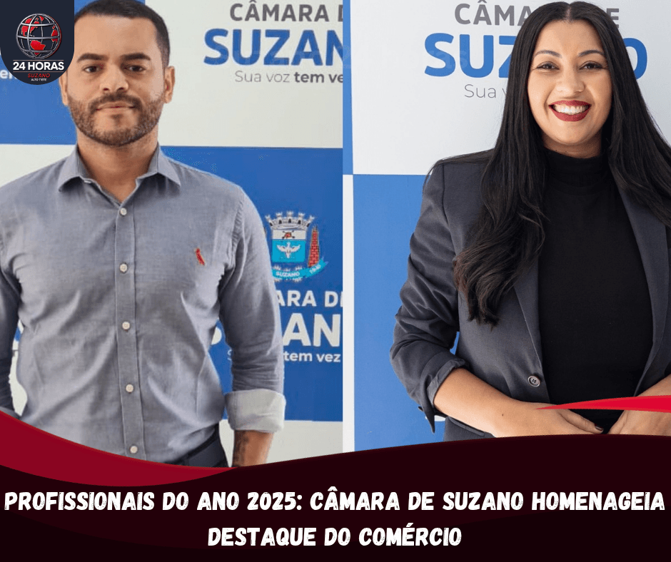 Profissionais do Ano 2025: Câmara de Suzano homenageia destaque do comércio