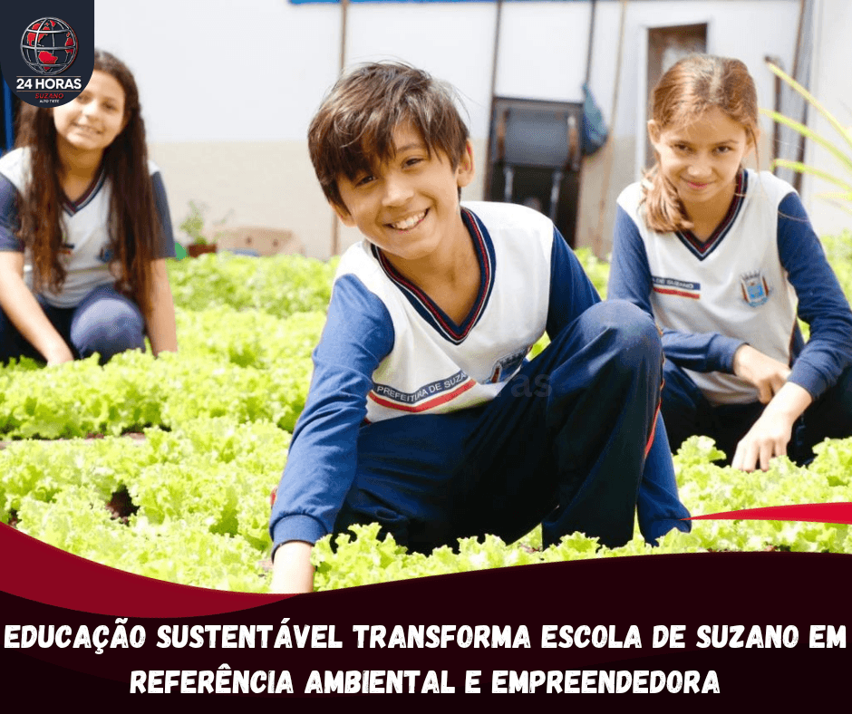 Educação sustentável transforma escola de Suzano
