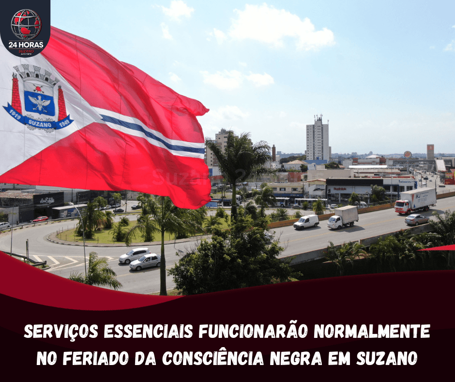 Serviços essenciais seguem funcionando no feriado da Consciência Negra em Suzano