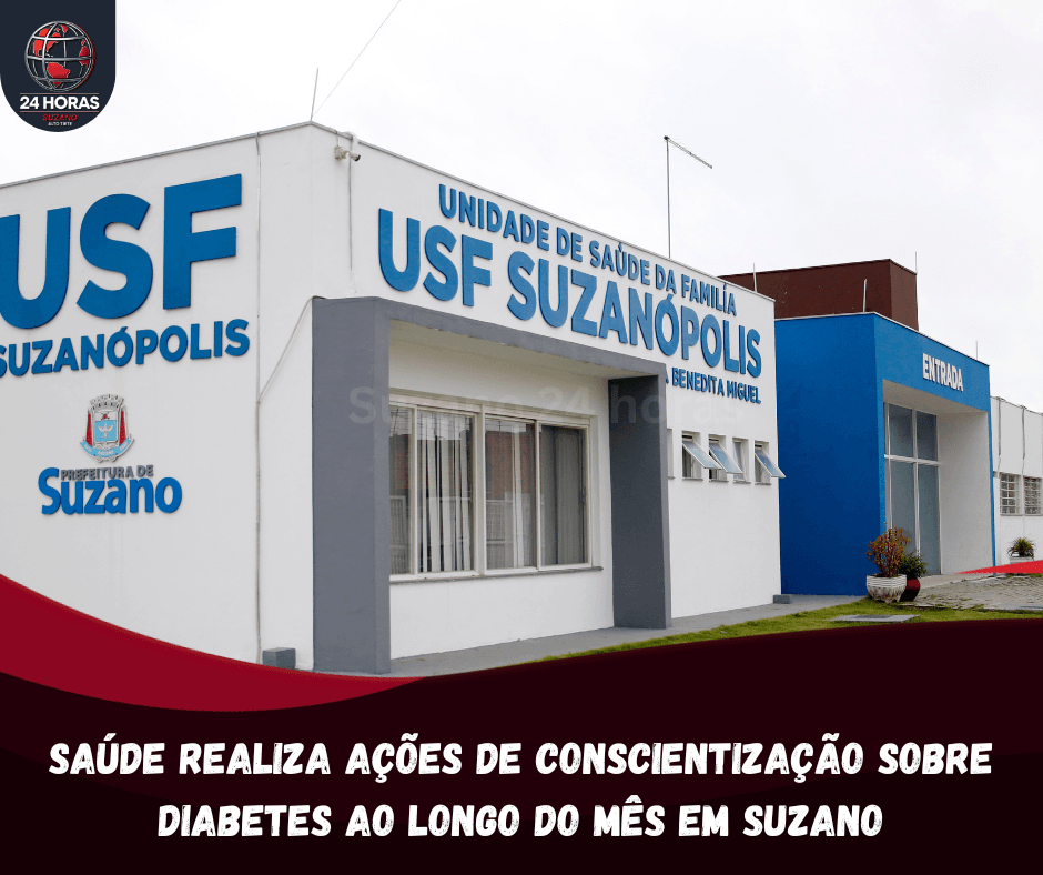 Saúde realiza ações de conscientização sobre diabetes ao longo do mês em Suzano