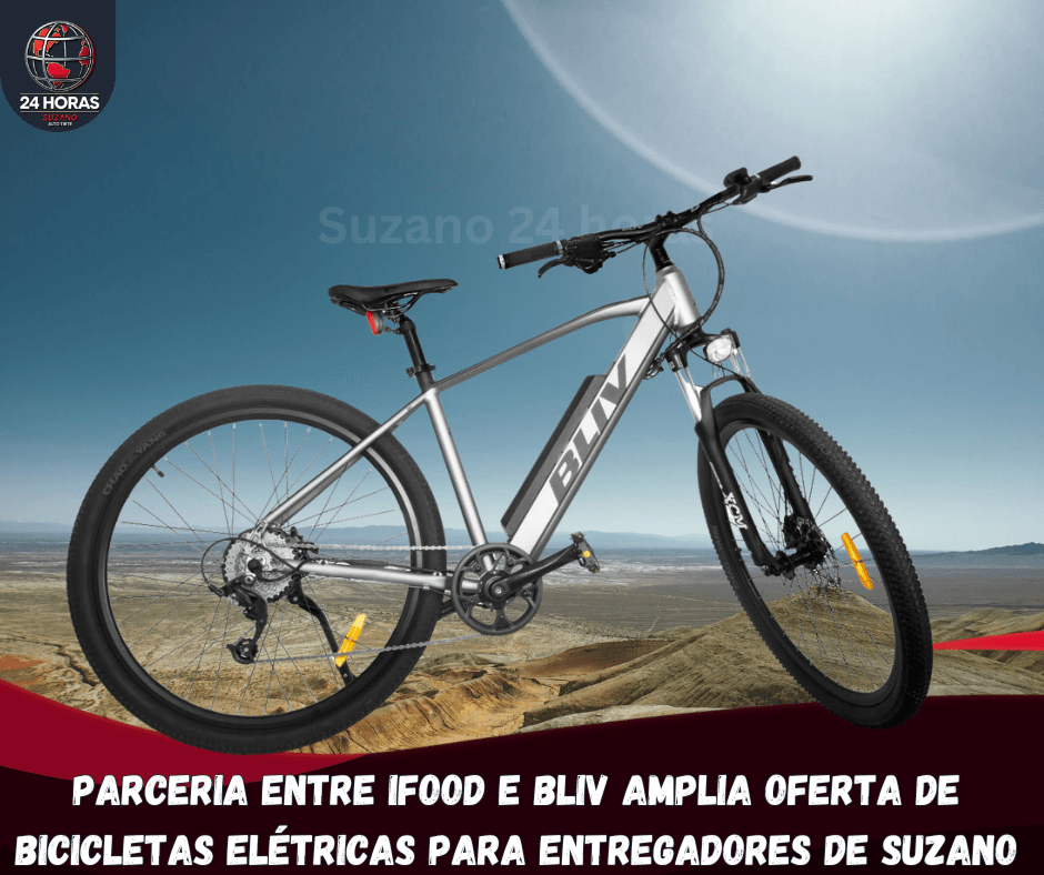 Parceria entre iFood e Bliv traz 150 novas bicicletas elétricas para entregadores de Suzano