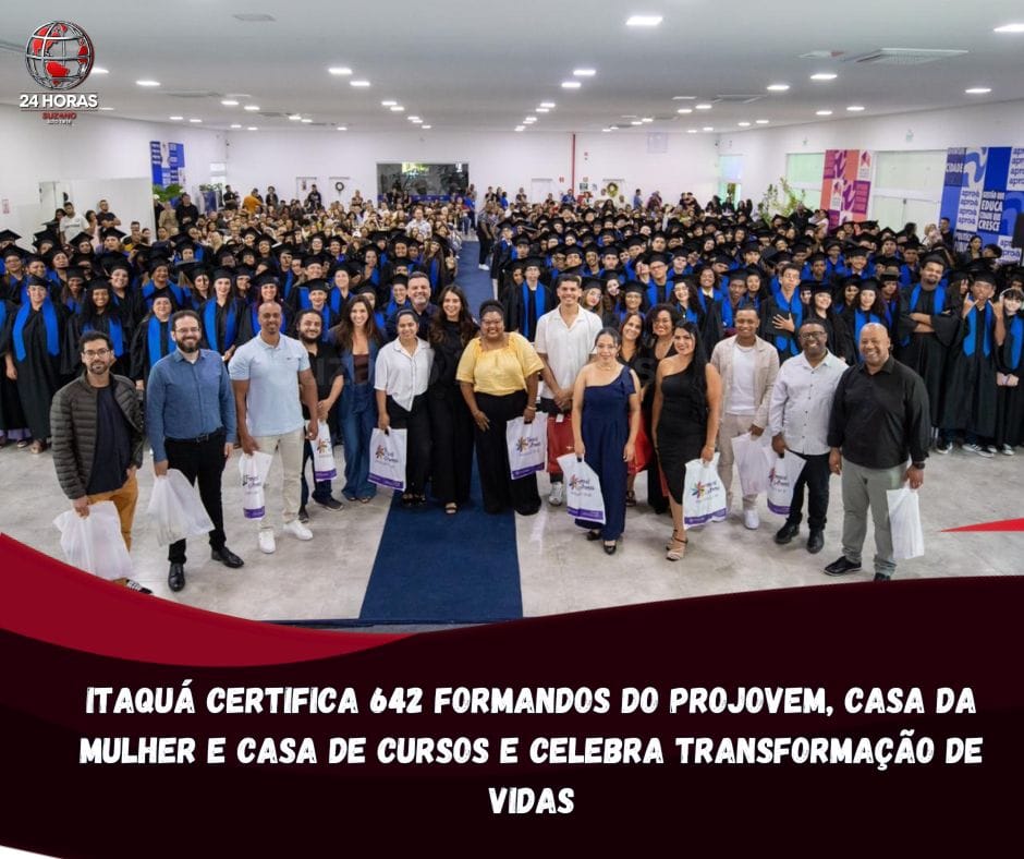 Itaquá certifica 642 formandos em programas de qualificação