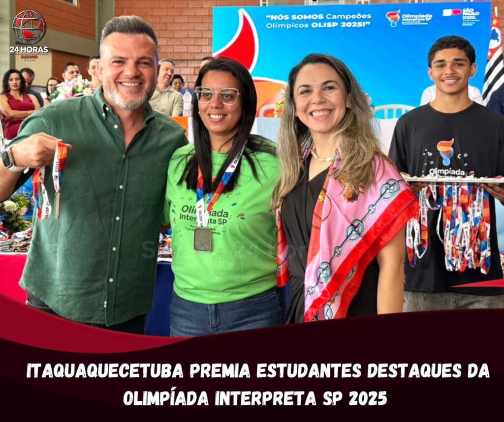 Itaquaquecetuba premia estudantes destaques da Olimpíada Interpreta SP 2025
