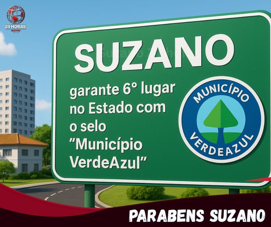 Suzano garante 6º lugar no Estado com o selo ‘Município VerdeAzul’