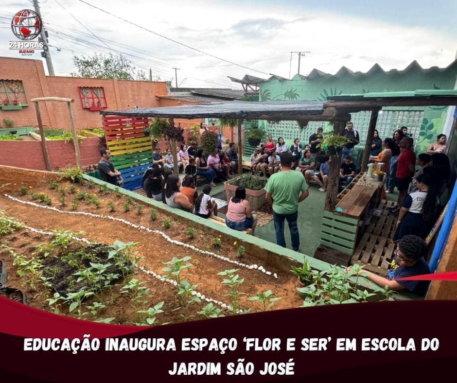 Educação inaugura o espaço “Flor e Ser” no Jardim São José