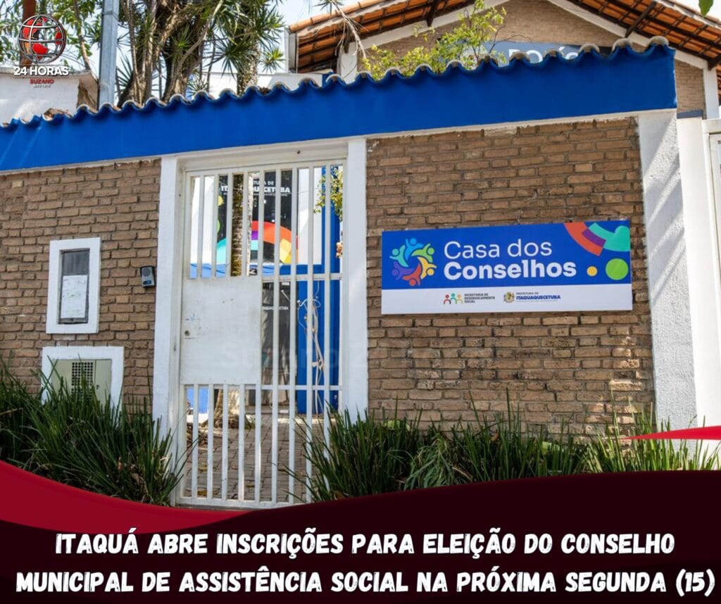 Itaquá abre inscrições para eleição do Conselho Municipal de Assistência Social na próxima segunda-feira (15)