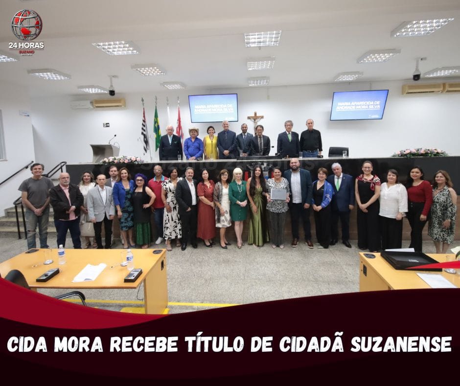 Cida Mora recebe Título de Cidadã Suzanense