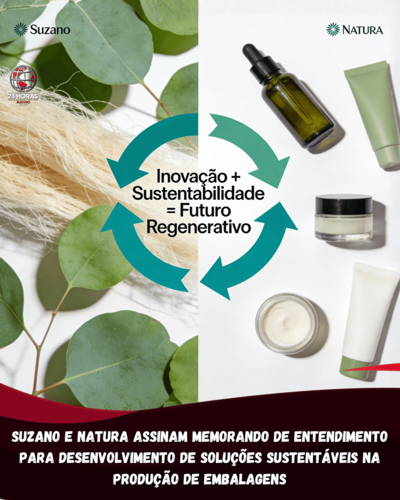 Suzano e Natura firmam parceria para desenvolver soluções sustentáveis em embalagens