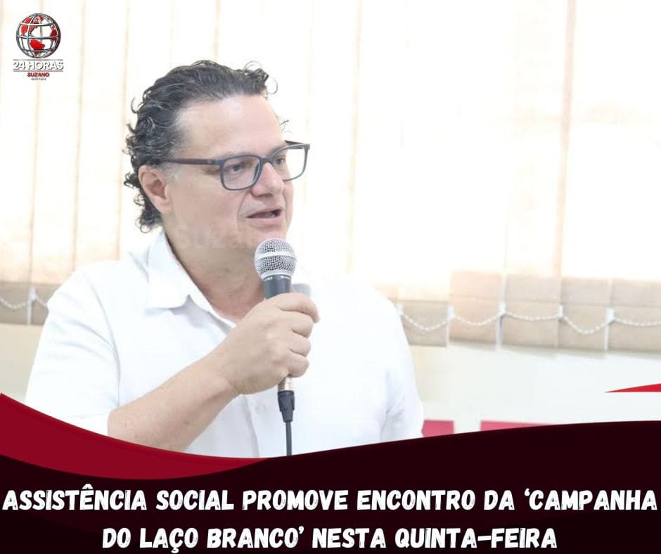Suzano promove encontro da Campanha do Laço Branco para servidores municipais homens nesta quinta-feira