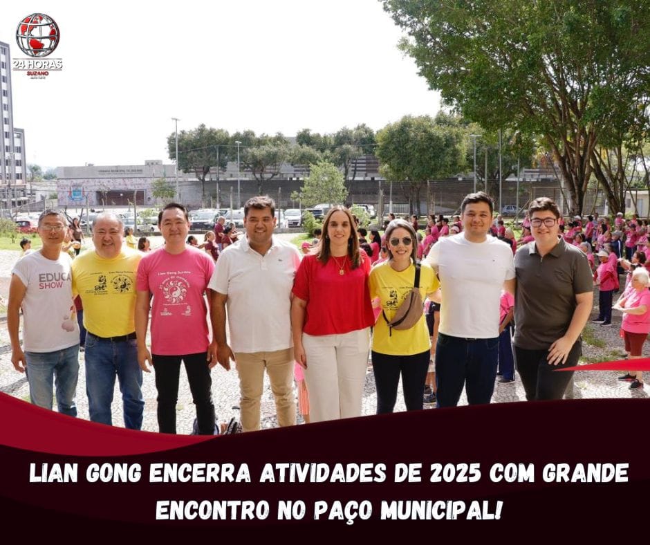 Lian Gong encerra atividades de 2025 com grande encontro no Paço Municipal!