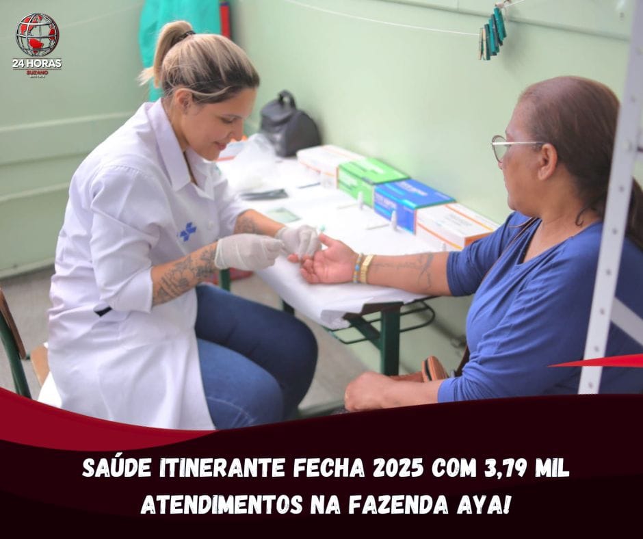 Saúde Itinerante fecha 2025 com 3,79 mil atendimentos na Fazenda Aya!