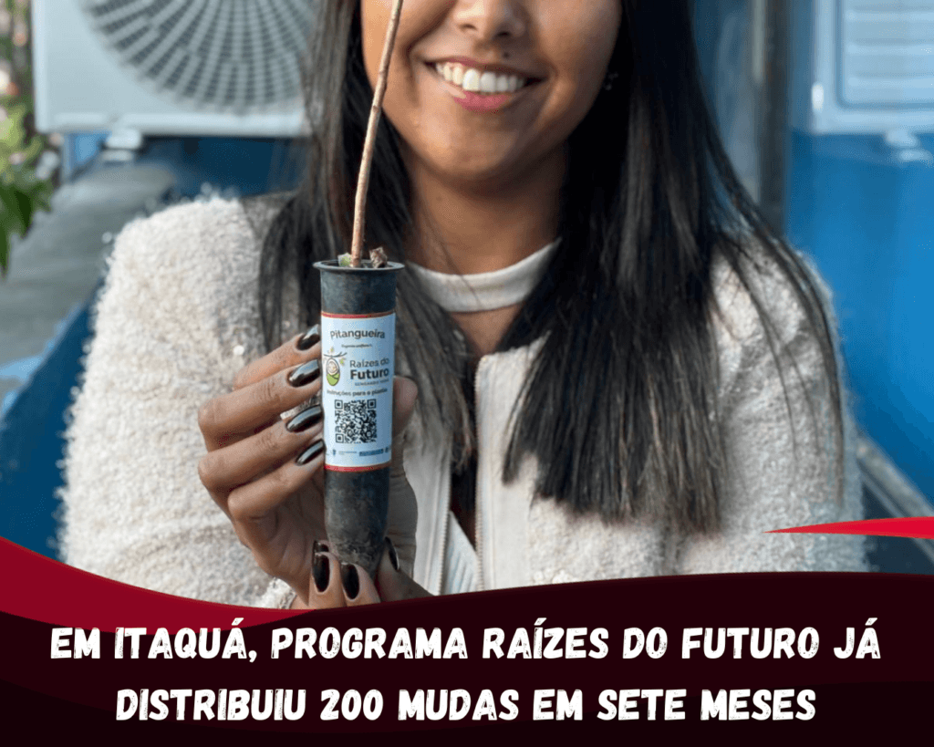 Em Itaquá, programa Raízes do Futuro já distribuiu 200 mudas em sete meses