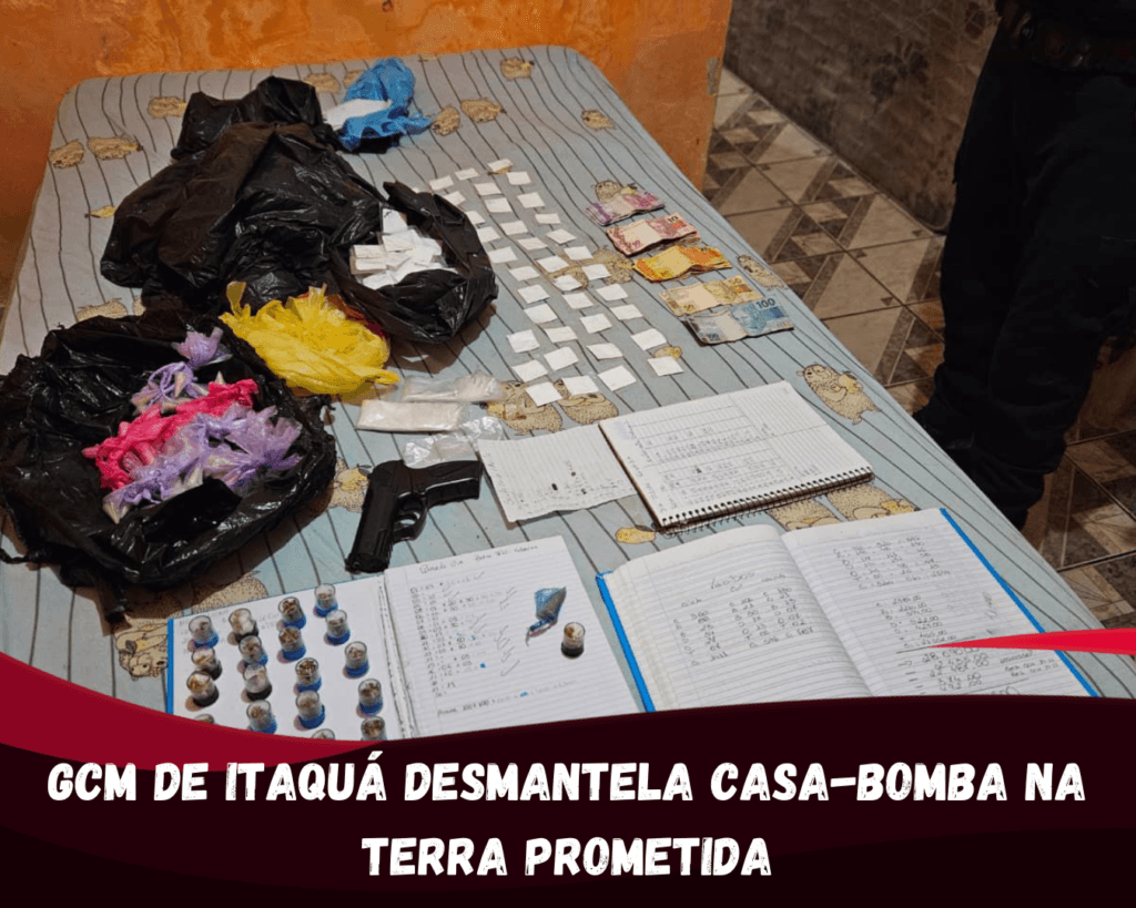 GCM de Itaquá desmantela casa-bomba na Terra Prometida