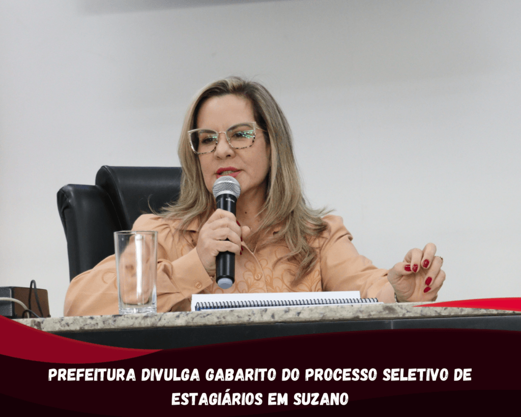 Prefeitura divulga gabarito do processo seletivo de estagiários em Suzano
