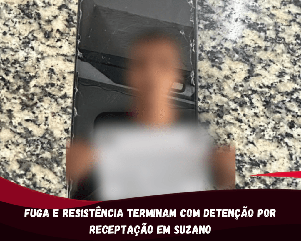 Fuga e resistência terminam com detenção por receptação em Suzano