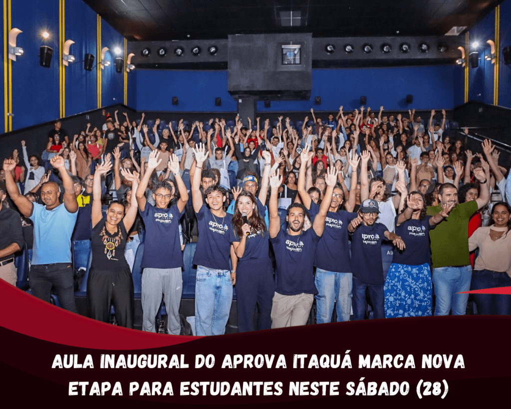 Aula inaugural do Aprova Itaquá marca início de nova etapa para estudantes neste sábado (28)