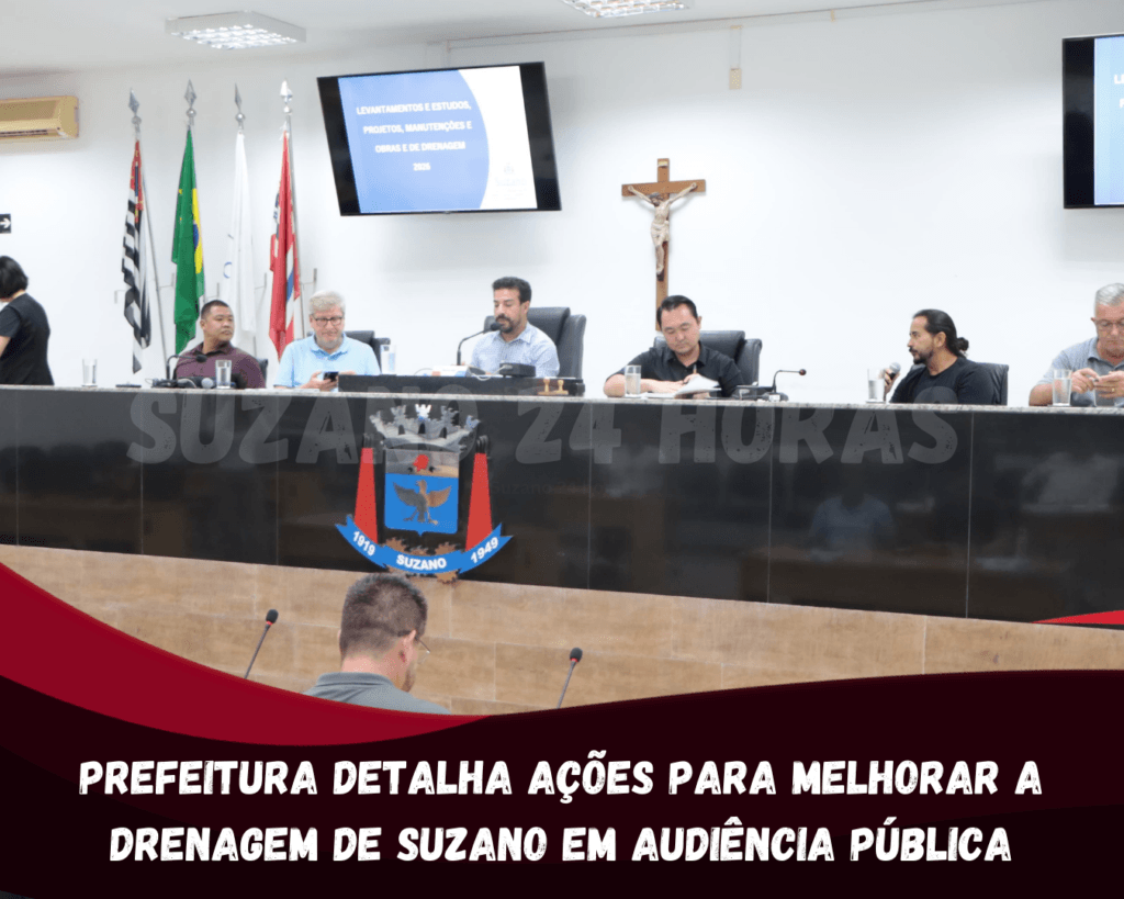Prefeitura detalha ações para melhorar a drenagem de Suzano em audiência pública