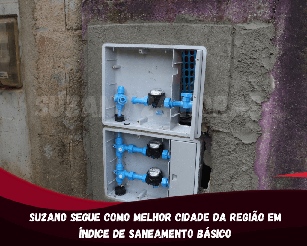 Suzano segue como melhor cidade da região em índice de saneamento básico