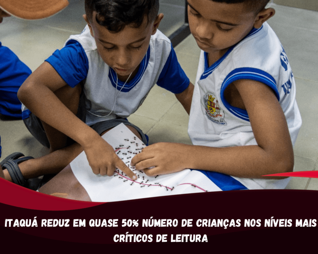 Itaquá reduz em quase 50% número de crianças nos níveis mais críticos de leitura