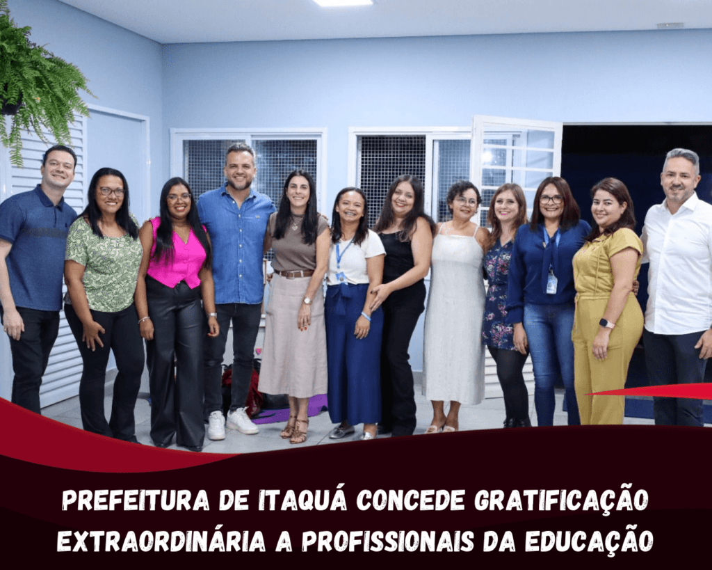 Prefeitura de Itaquá concede gratificação extraordinária a profissionais da educação