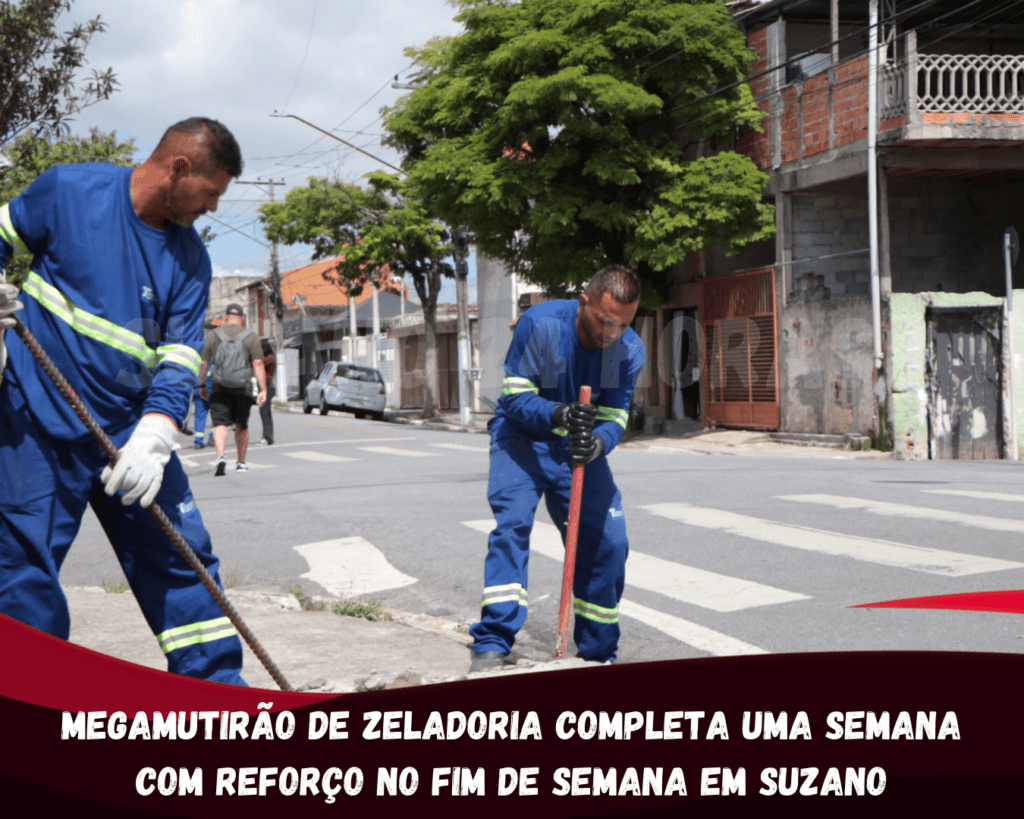 Megamutirão avança e transforma bairros de Suzano
