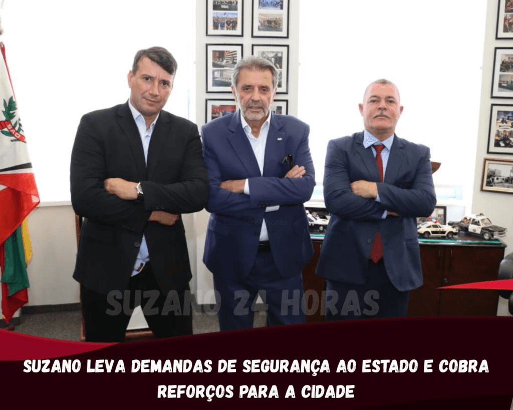 Suzano leva demandas de segurança ao Estado e cobra reforços para a cidade
