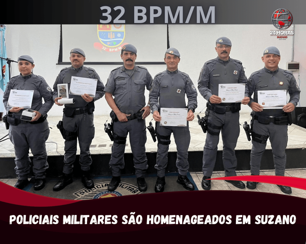 Policiais militares são homenageados em Suzano