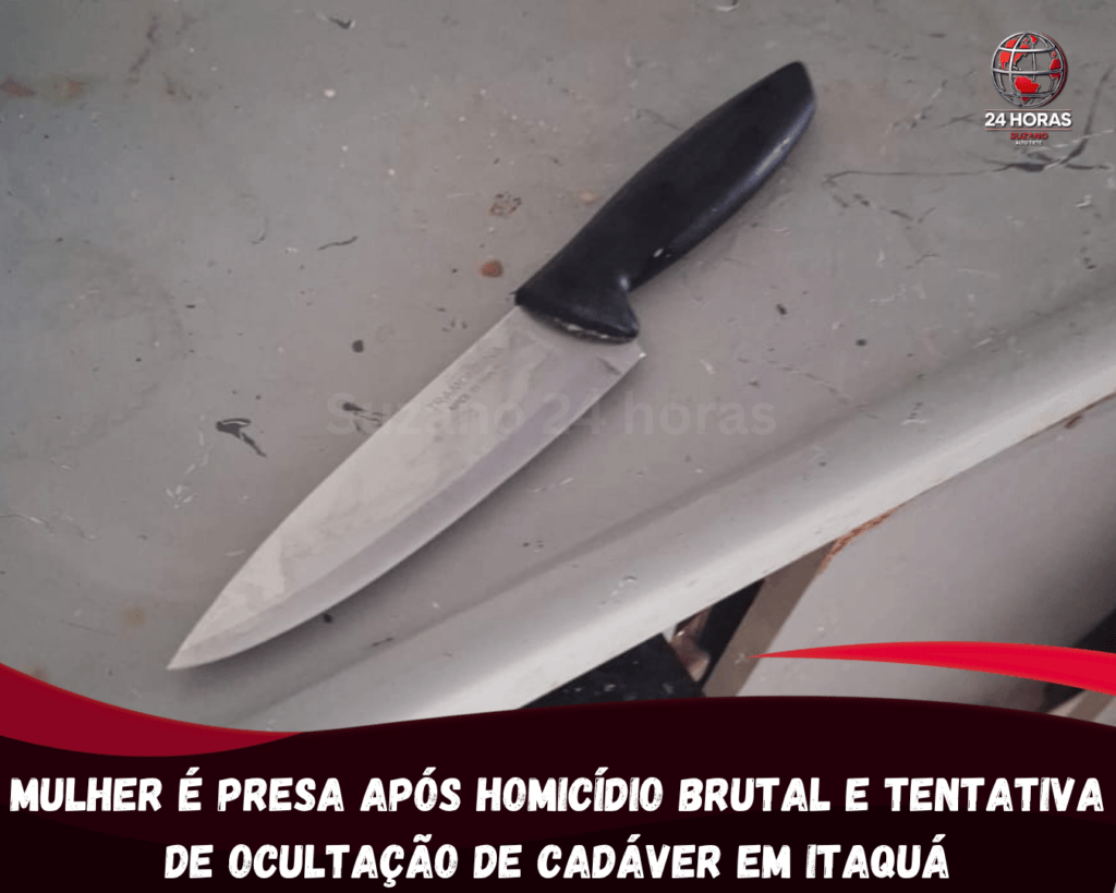 Mulher é presa após homicídio brutal e tentativa de ocultação de cadáver em Itaquá