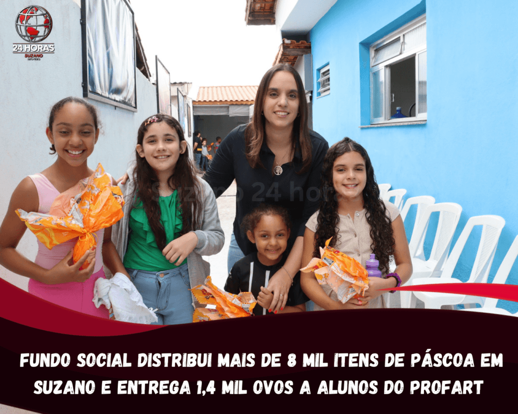 Páscoa solidária beneficia milhares de crianças em Suzano