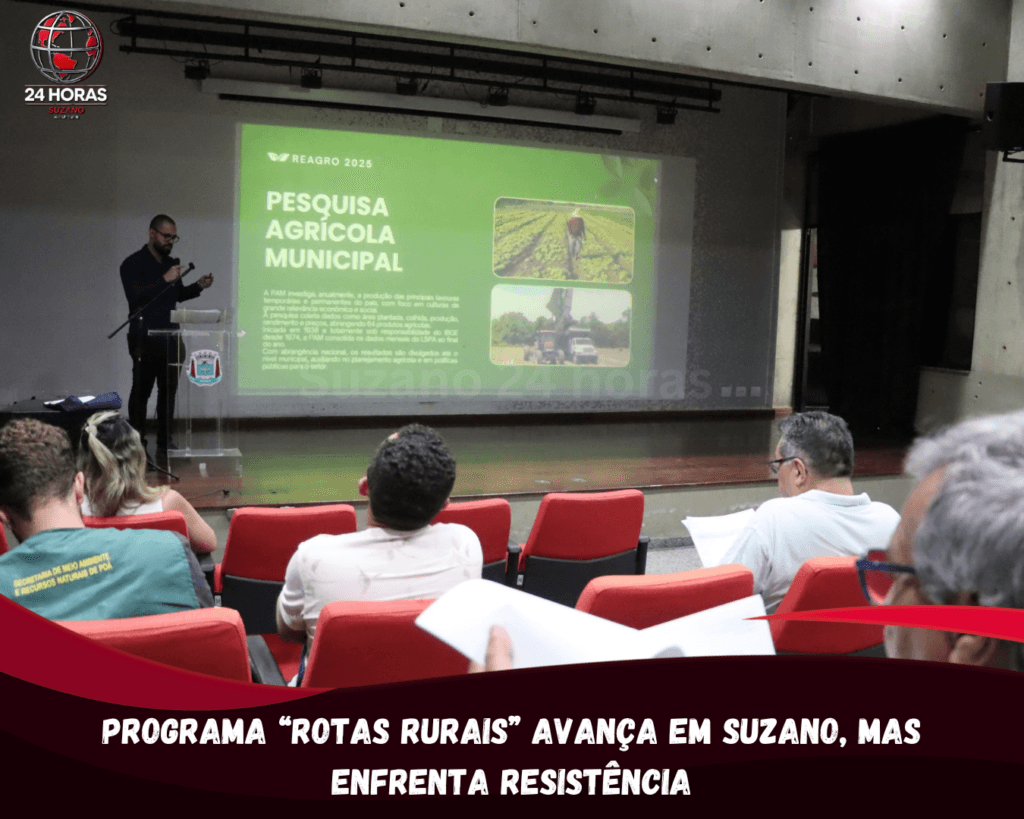PROGRAMA “ROTAS RURAIS” AVANÇA EM SUZANO, MAS ENFRENTA RESISTÊNCIA