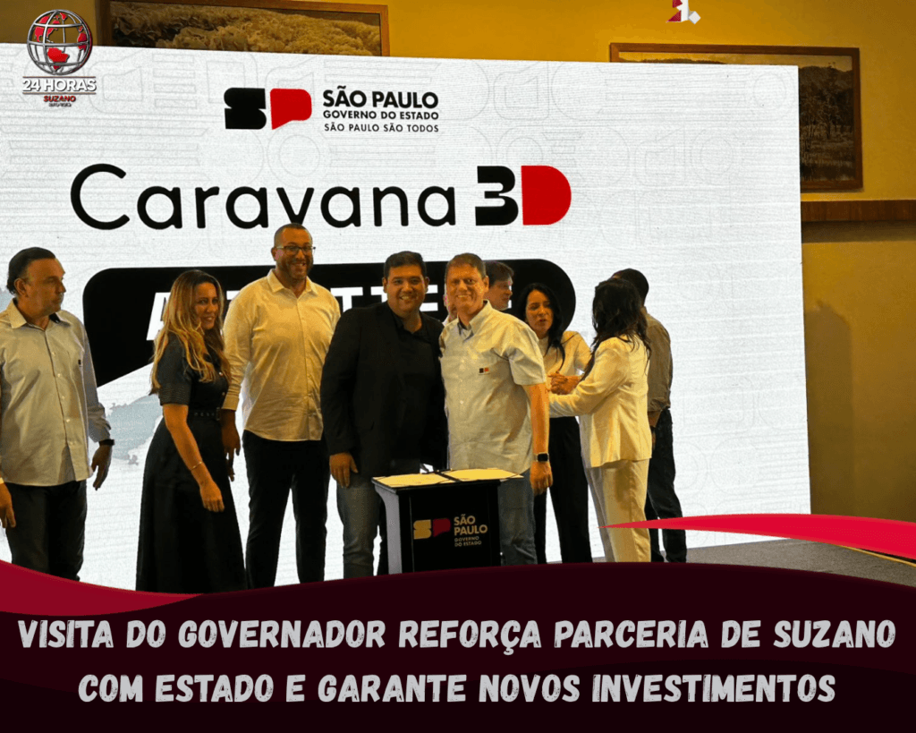 Visita do governador reforça parceria de Suzano com Estado e garante novos investimentos